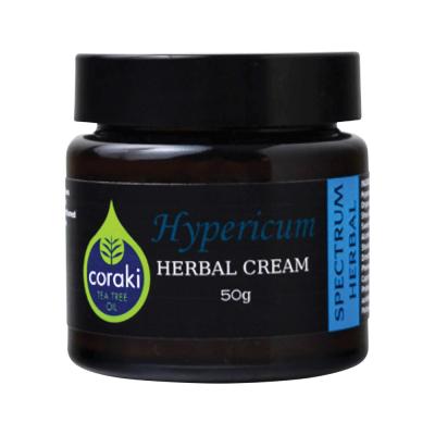 Spectrum Herbal Herbal Cream Hypericum with Coraki Tea Tree Oil 50g